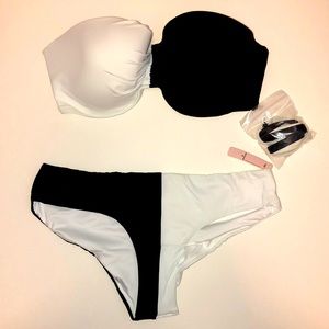 NWT Victoria Secret Swim colorblock bikini